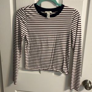 Forever 21 cotton striped long sleeve